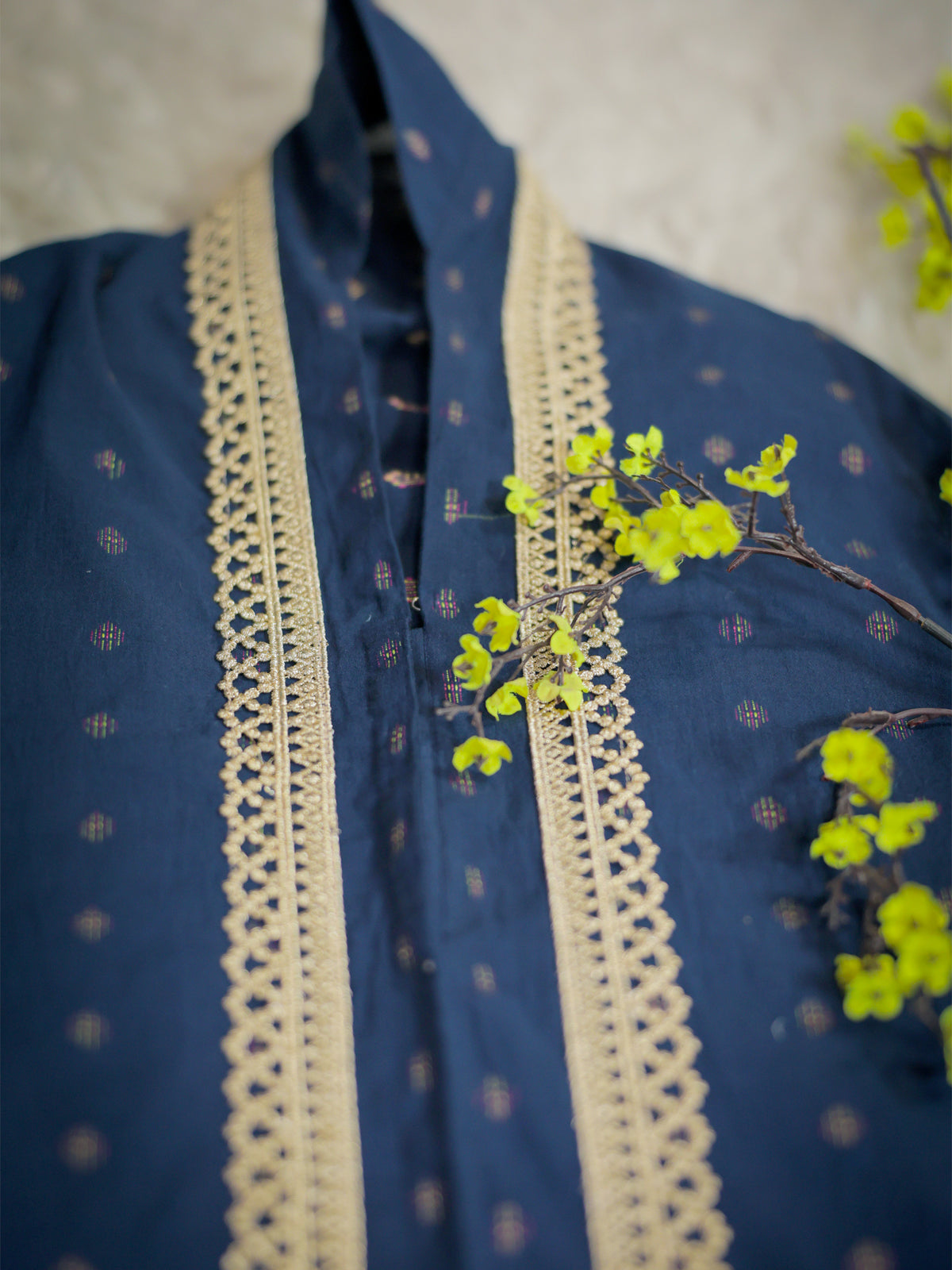 Dark Blue Namaz  Chadar