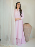 Pastel Pink Kurta & Slim Dhaka Pajama Set
